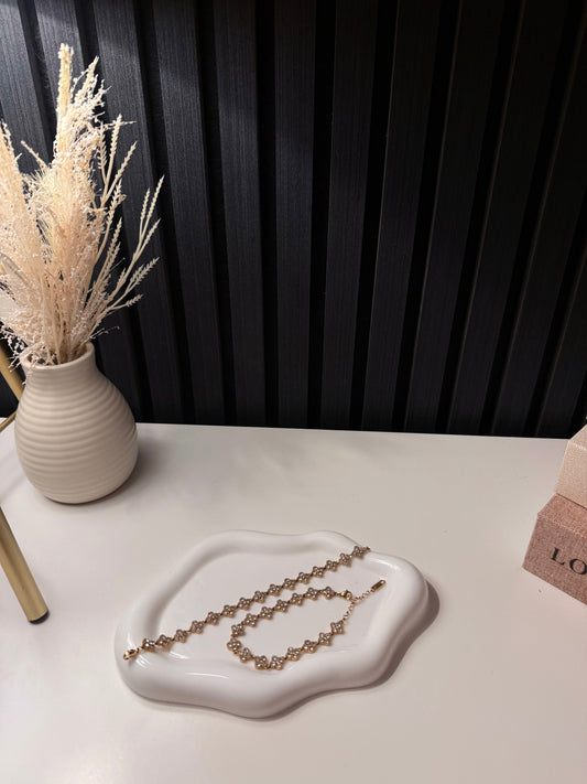 Clover Bracelet - Silver & Gold