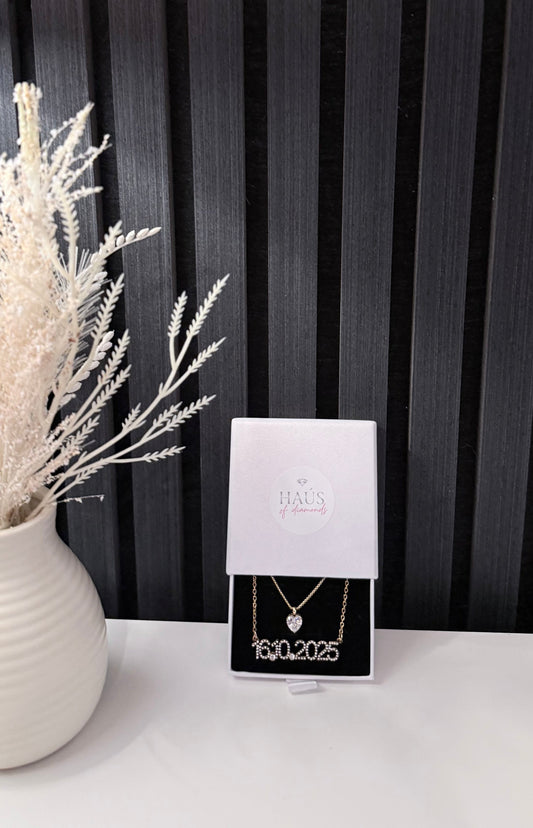 Personalised Date Necklace